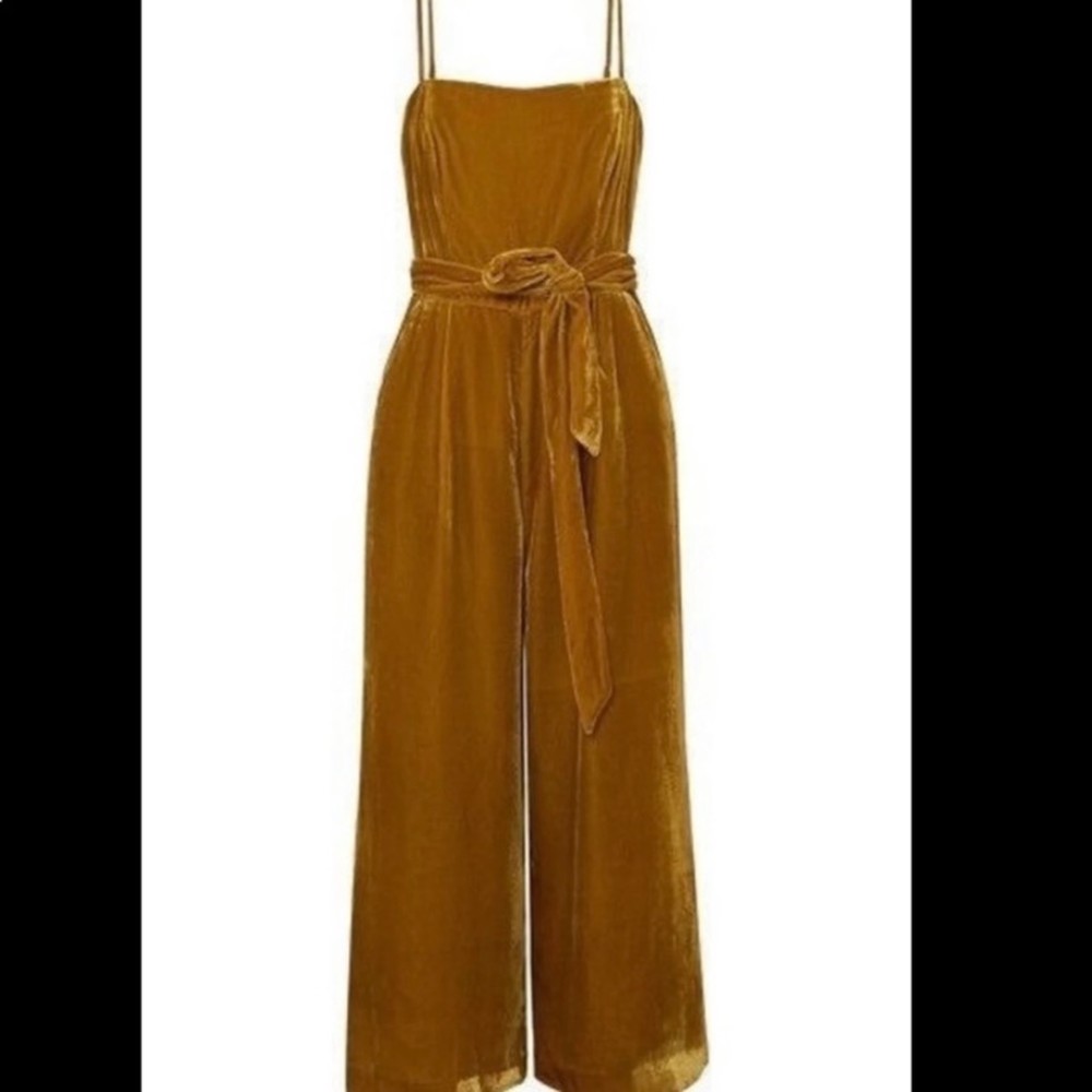 J. Crew 365 Marseille Crushed Velvet Jumpsuit - 12 - Picture 4 of 10